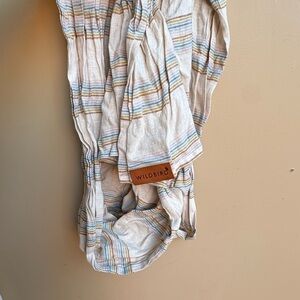 Wild bird baby linen wrap ring sling